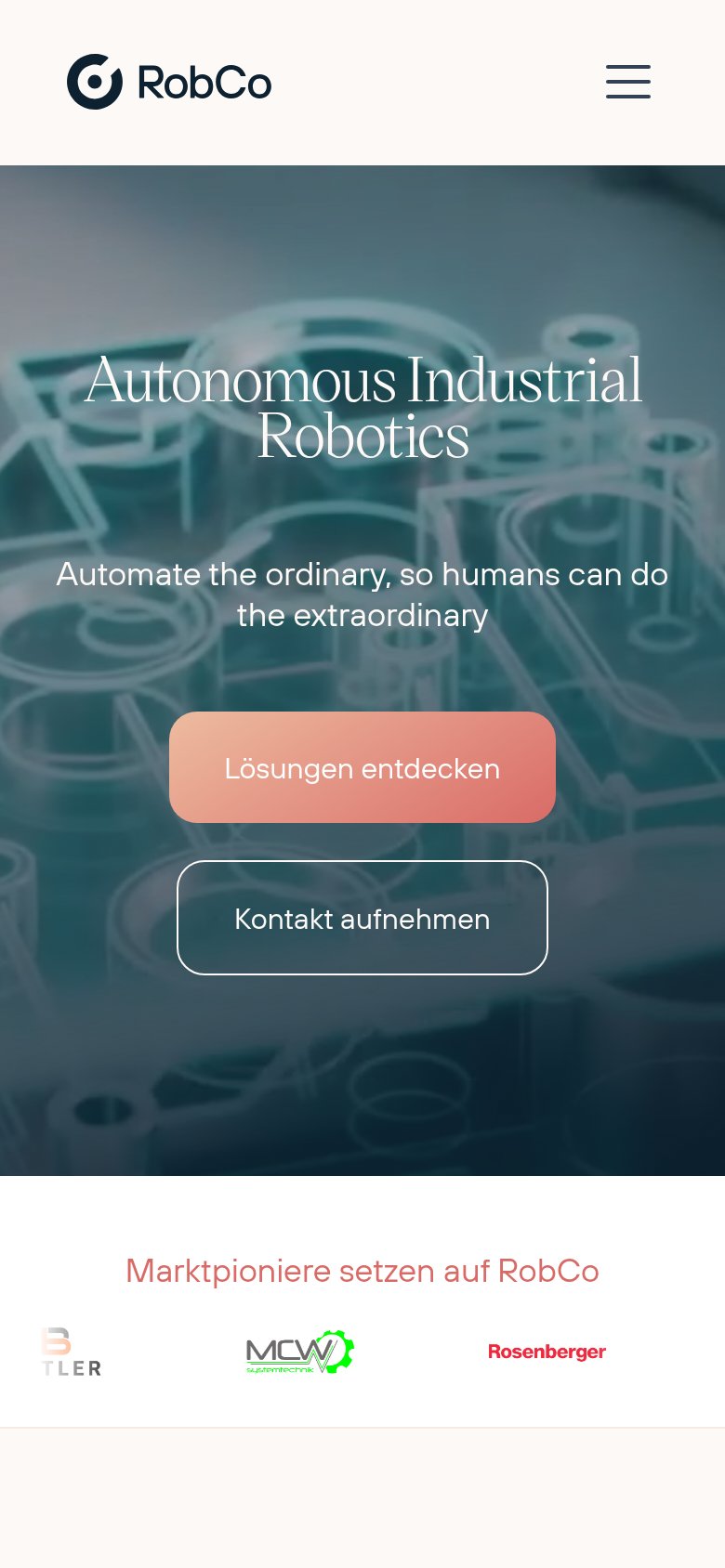 RobCo mobile capture for Mobile web