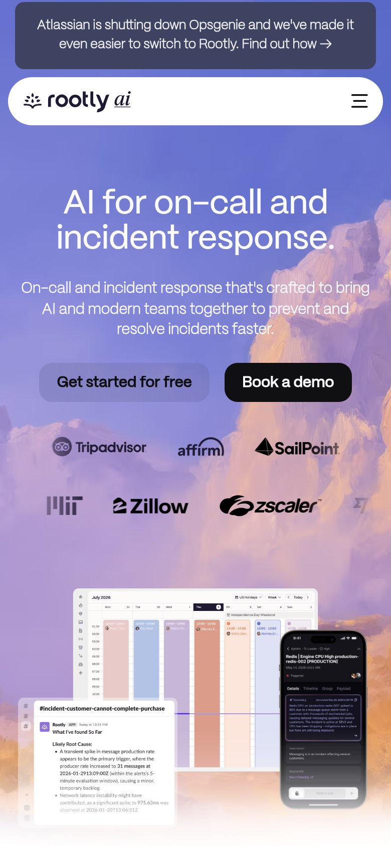 Beeps (RunWhen alternative) — Rootly AI mobile capture for Mobile web