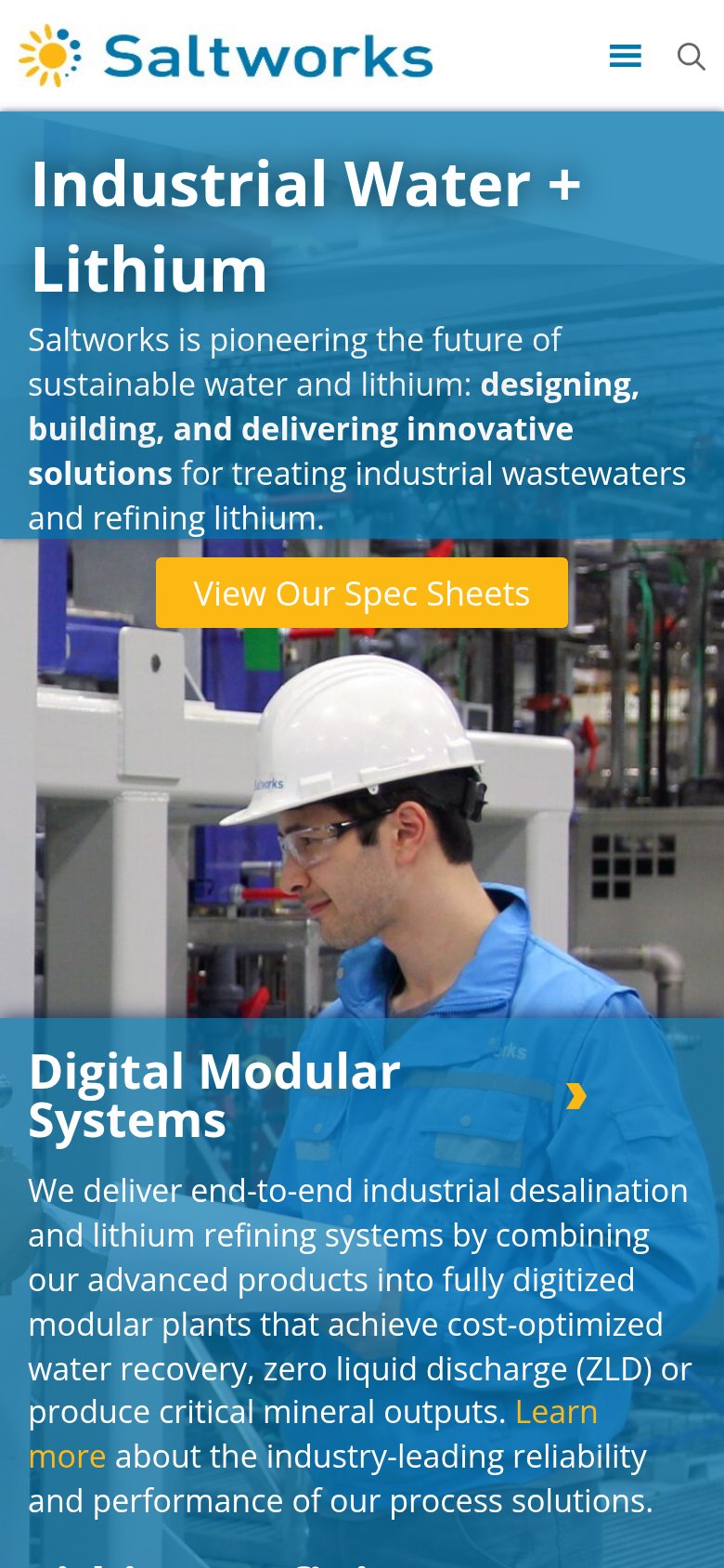 Saltworks Technologies mobile capture for Mobile web