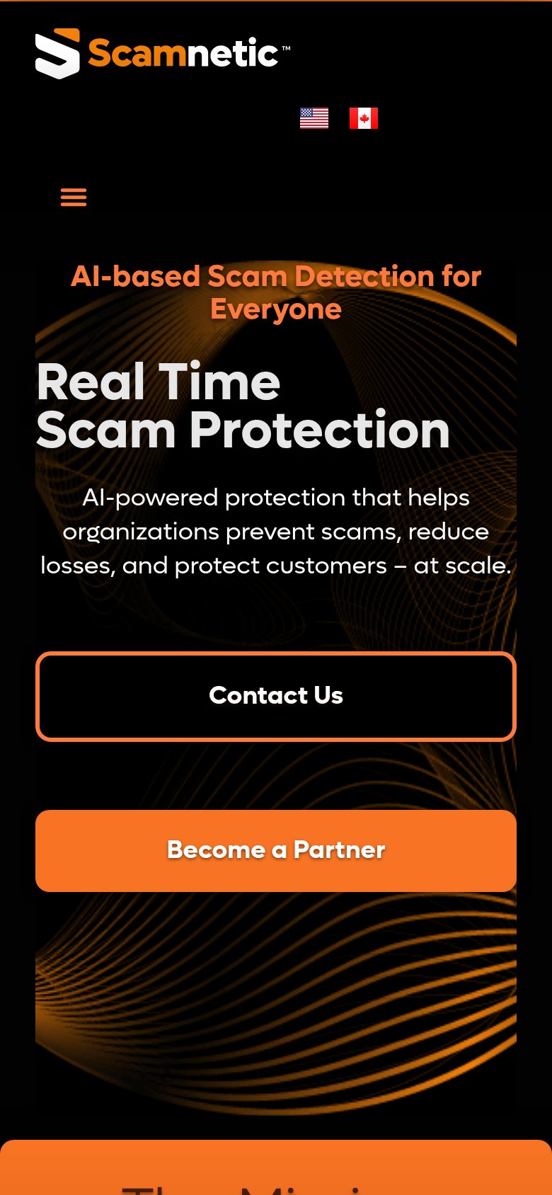 Scamnetic mobile capture for Mobile web