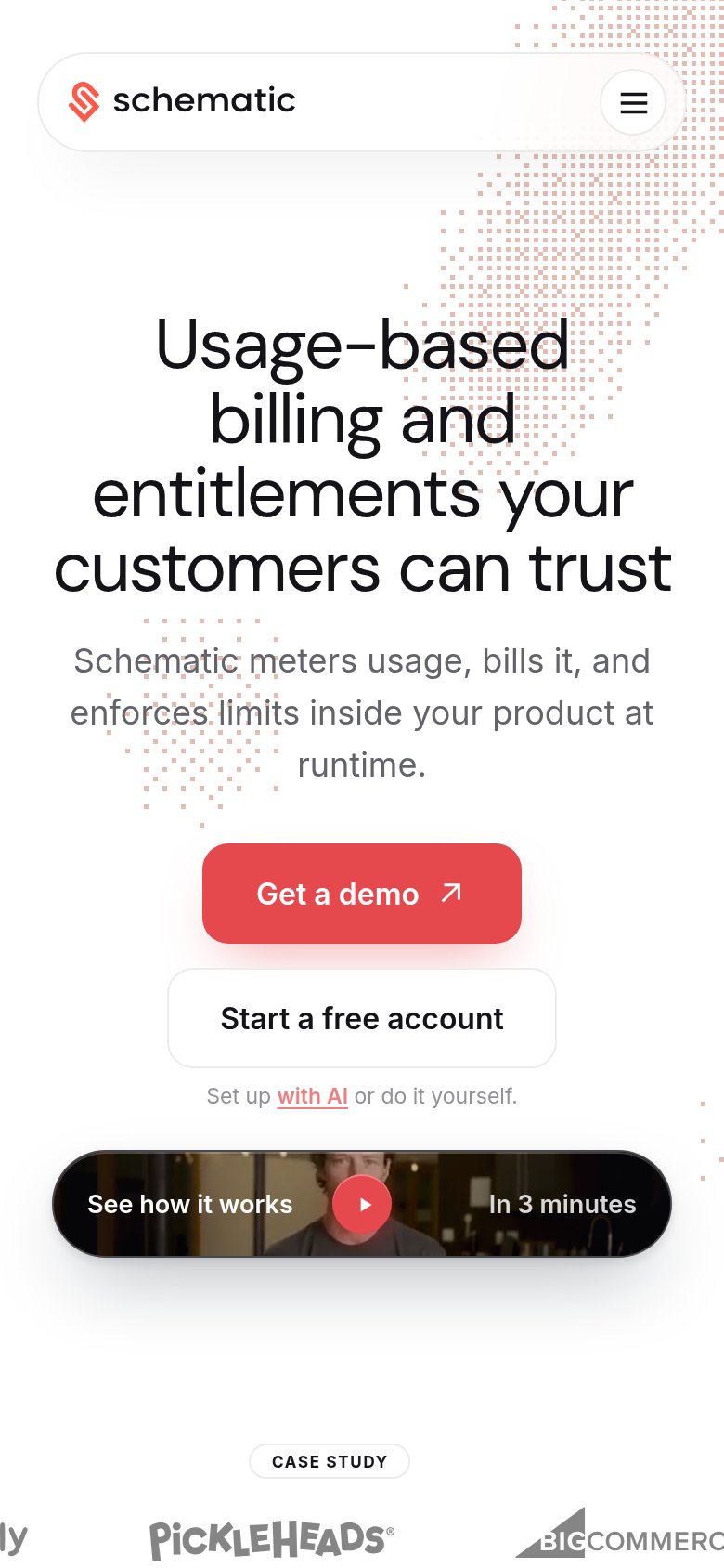 Schematic mobile capture for Mobile web