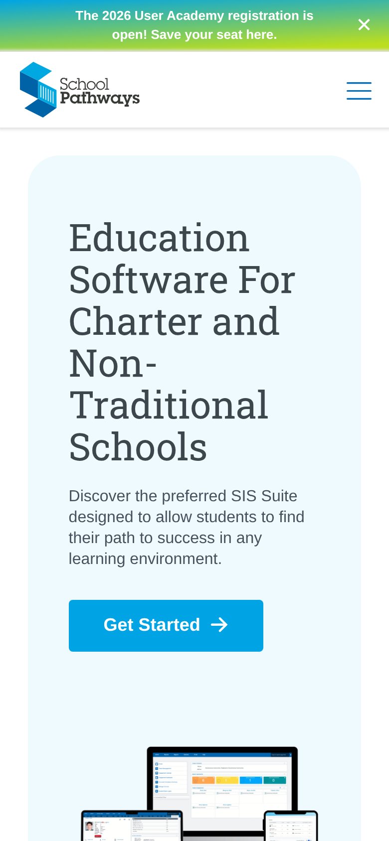 SchoolPathways mobile capture for Mobile web