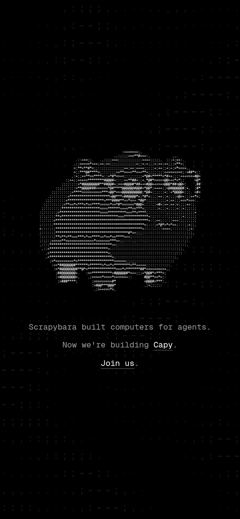 Scrapybara mobile capture for Mobile web