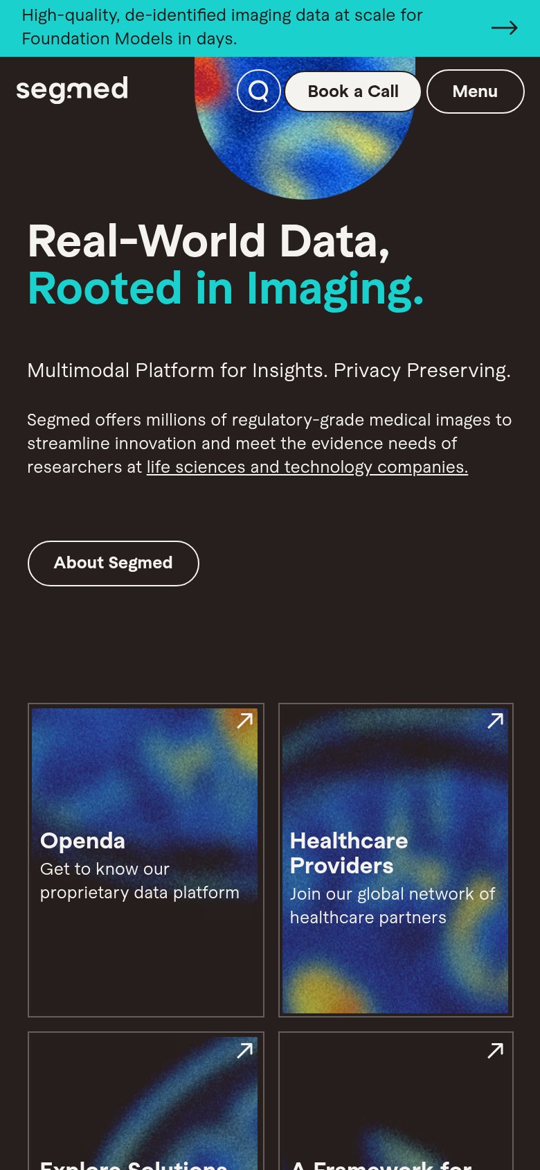Segmed mobile capture for Mobile web