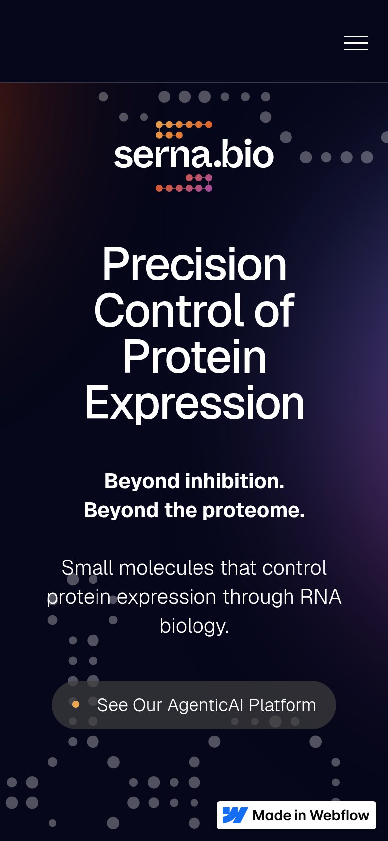 Serna Bio mobile capture for Mobile web