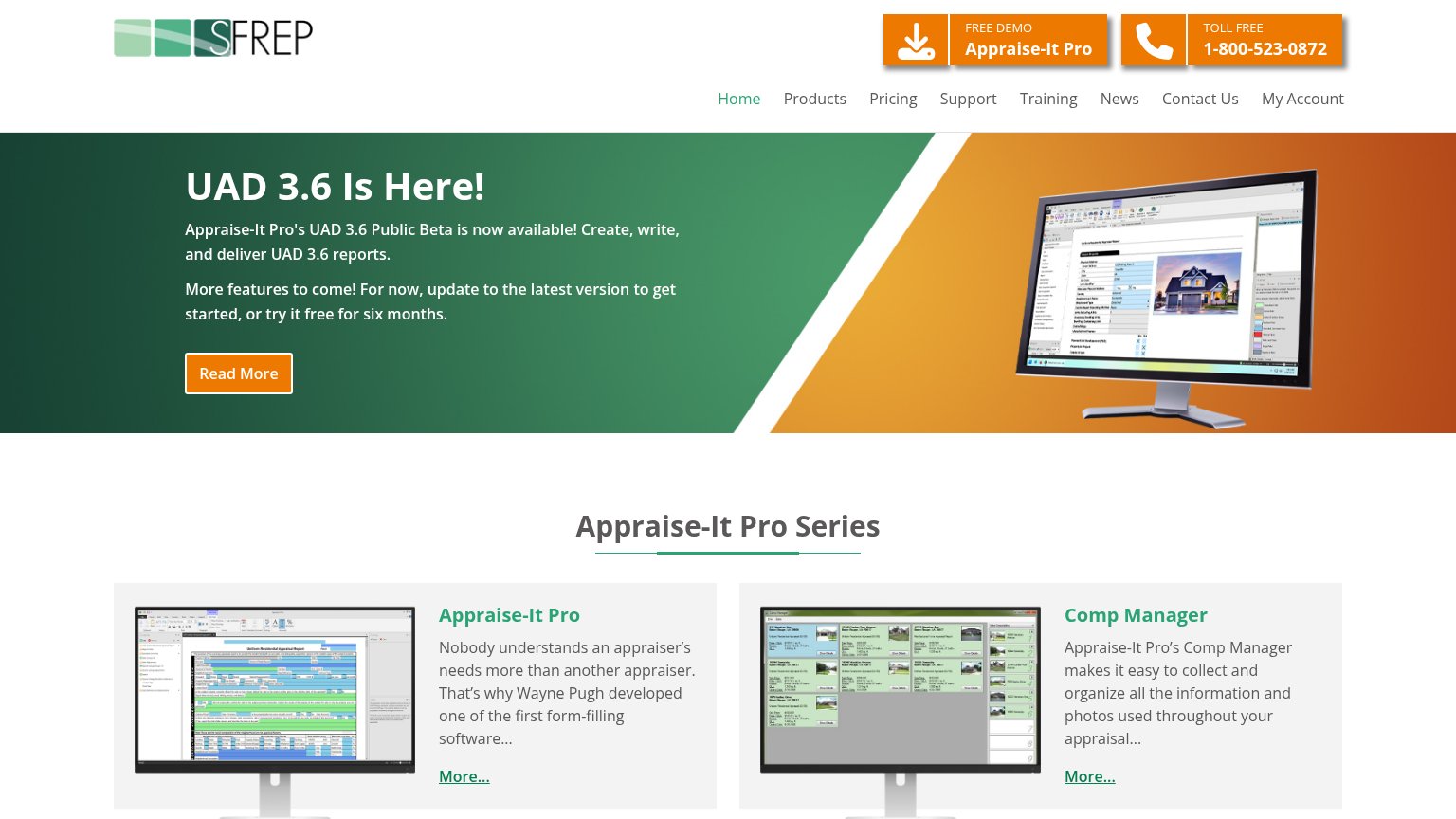 SFREP (Appraise-It Pro) desktop capture for Trust