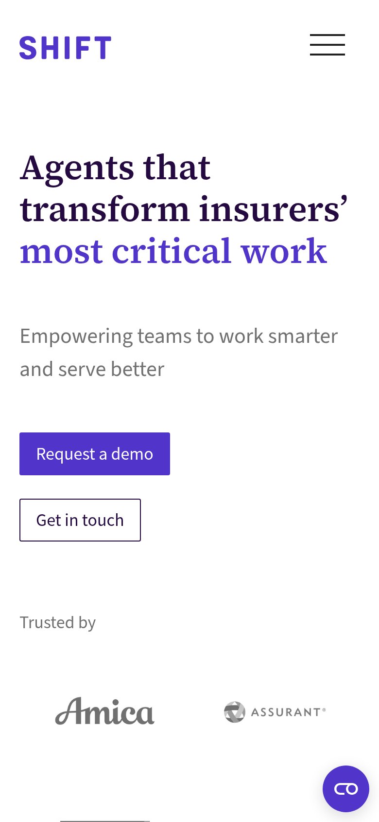 Shift Technology mobile capture for Mobile web