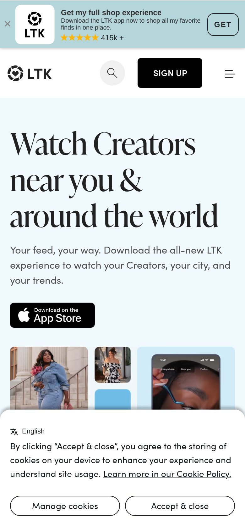 LTK mobile capture for Mobile web