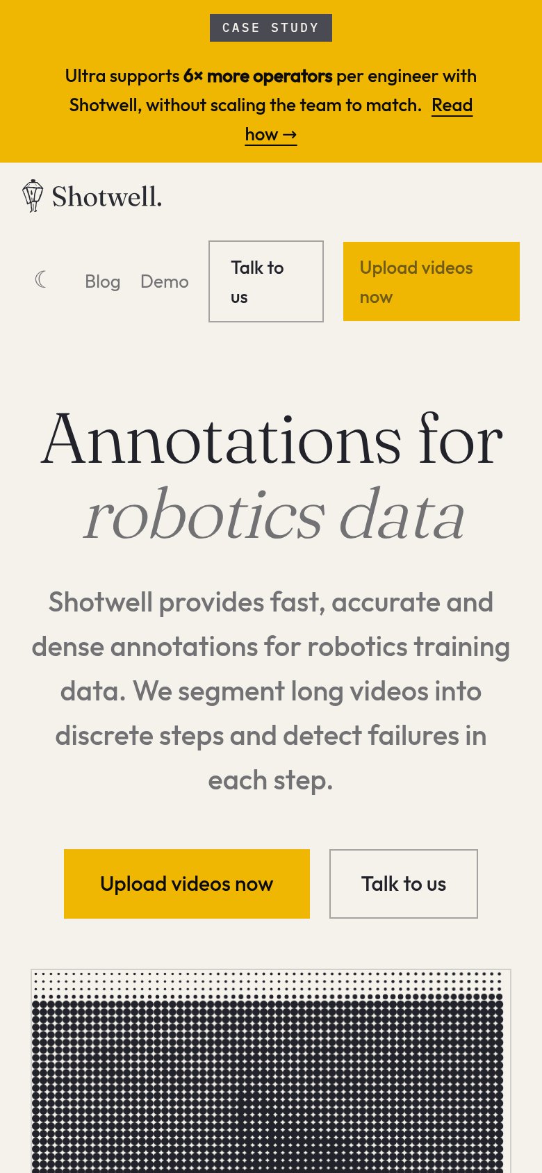 Mobile web annotations on the mobile capture