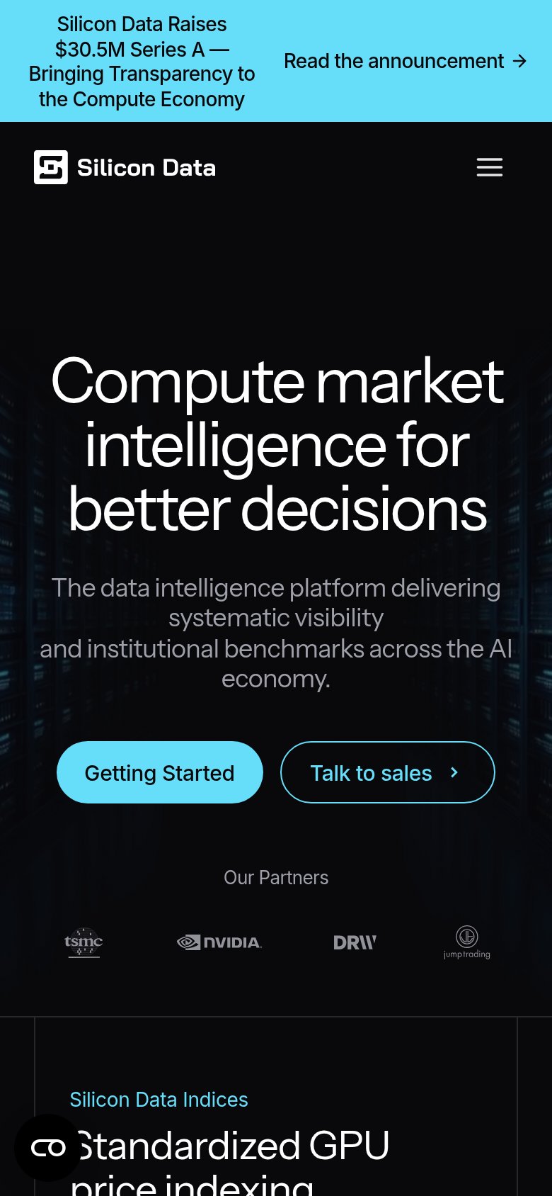 Silicon Data mobile capture for Mobile web