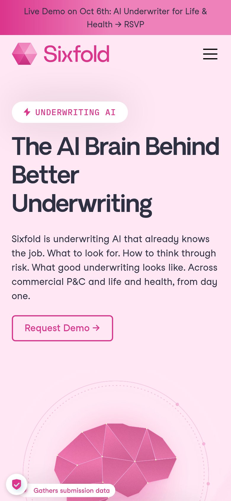 Sixfold AI mobile capture for Mobile web