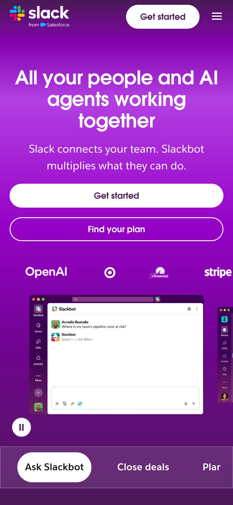 Slack mobile capture for Mobile web