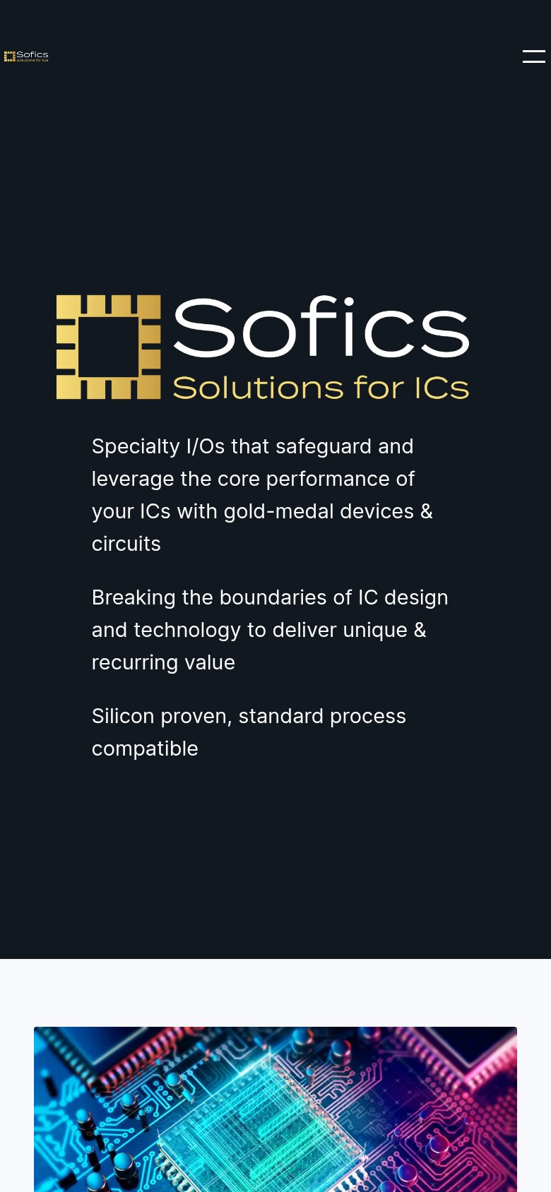 Sofics mobile capture for Mobile web