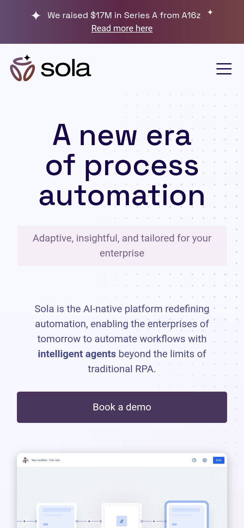 Sola mobile capture for Mobile web