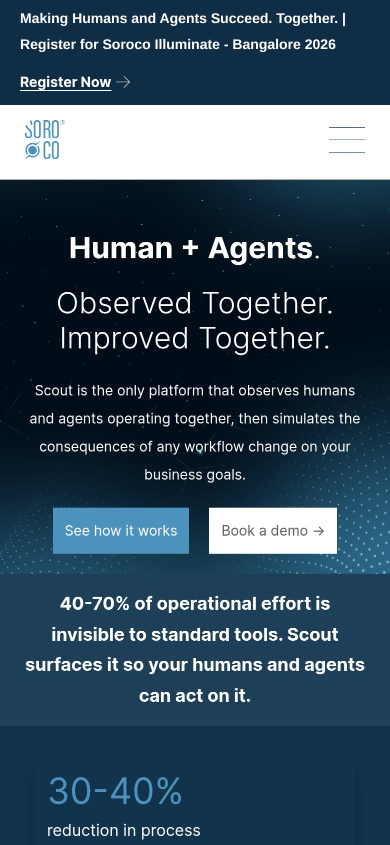 Soroco mobile capture for Mobile web