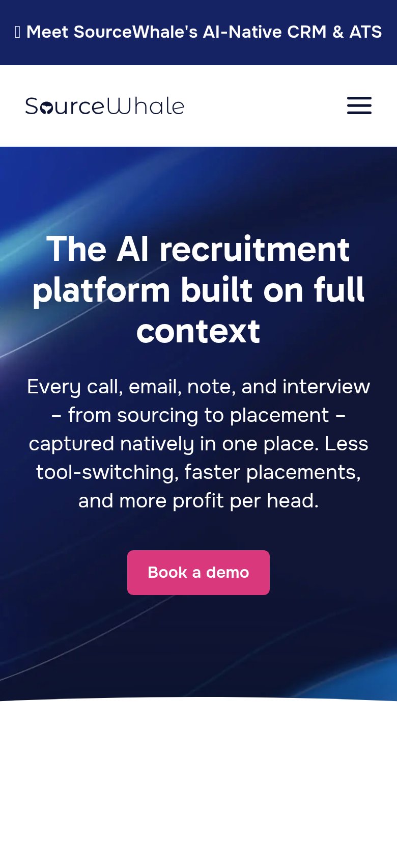 SourceWhale mobile capture for Mobile web