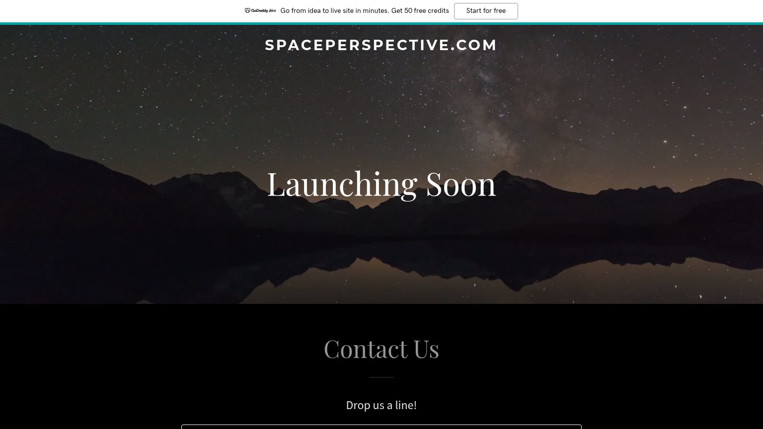 Space Perspective desktop capture for Trust