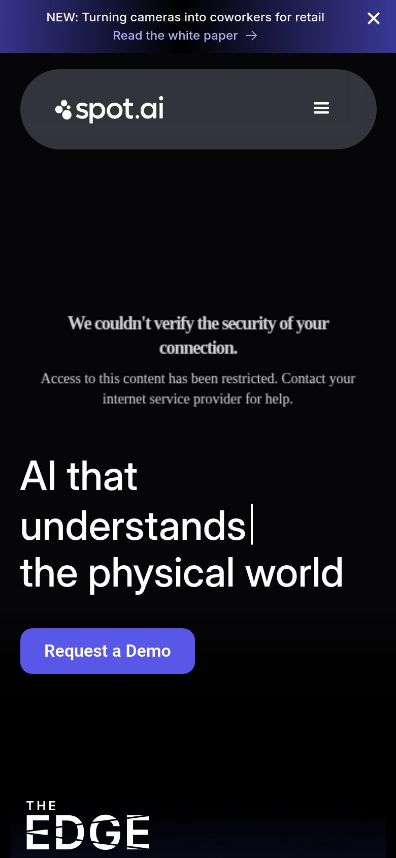 Spot AI mobile capture for Mobile web