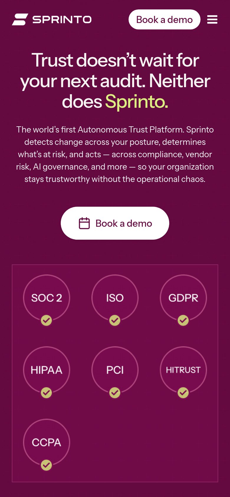 Sprinto mobile capture for Mobile web