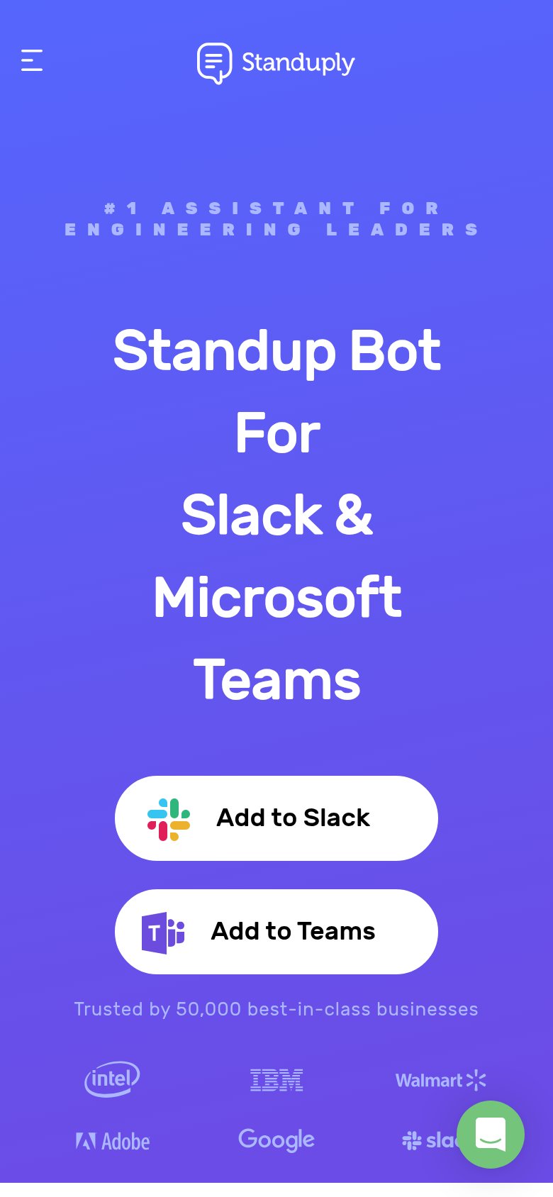 Standuply mobile capture for Mobile web