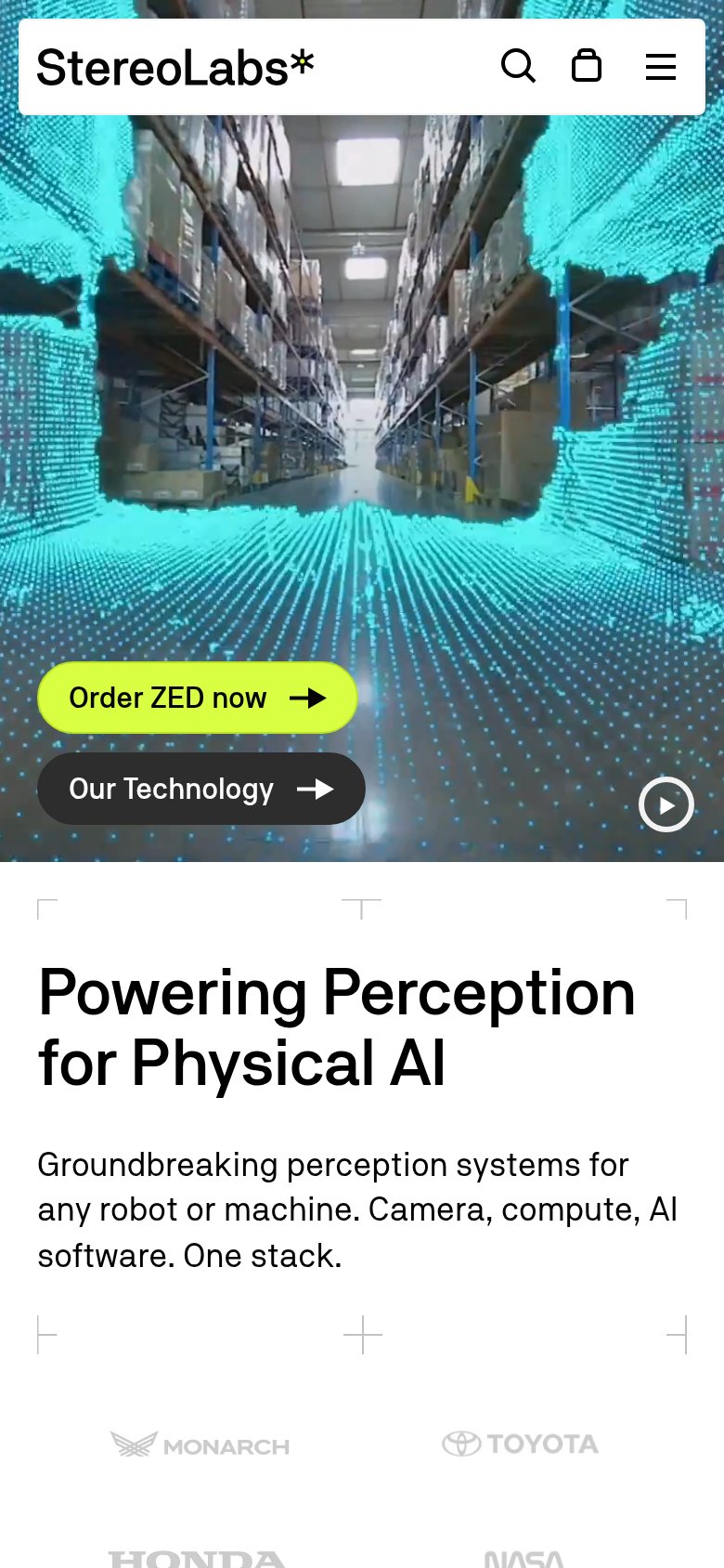 Stereolabs mobile capture for Mobile web