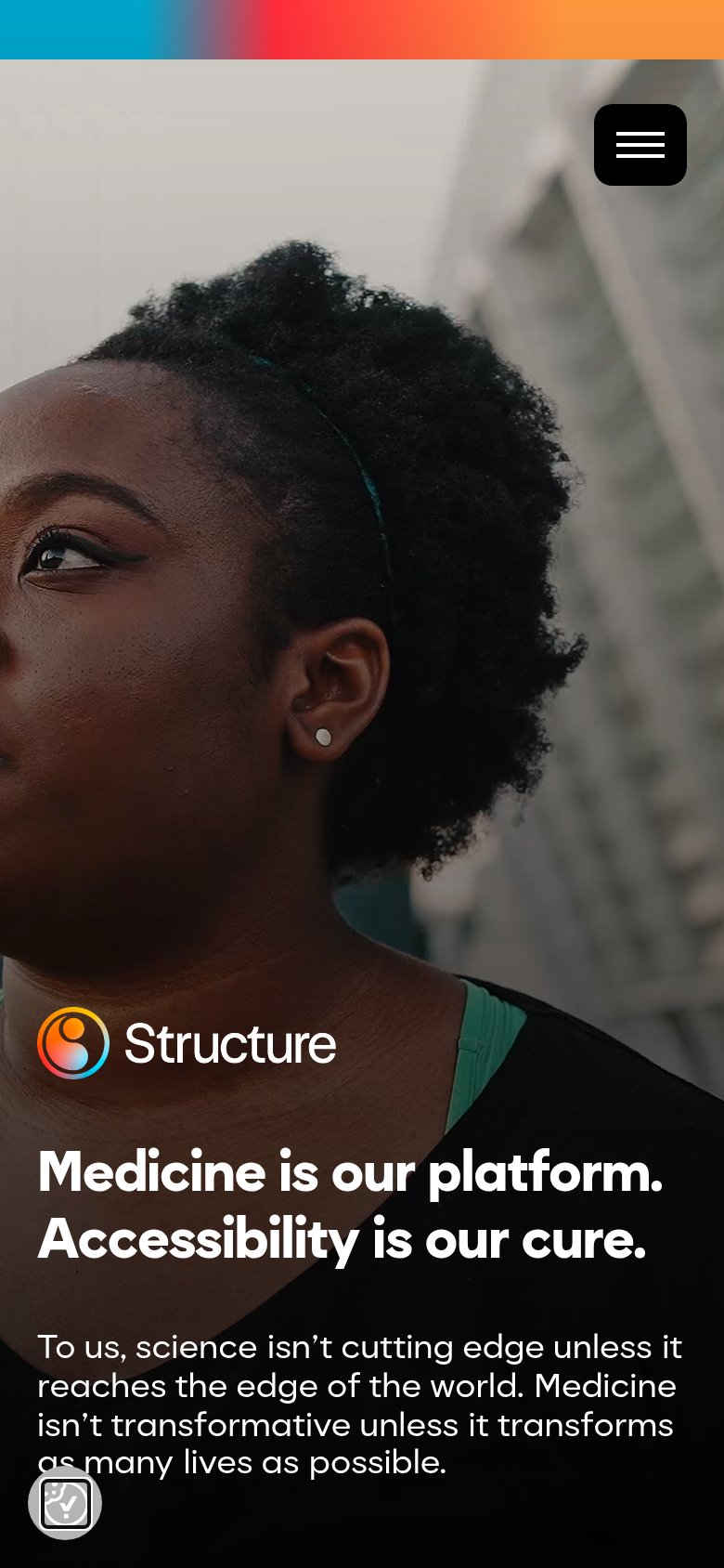 Structure Therapeutics mobile capture for Mobile web