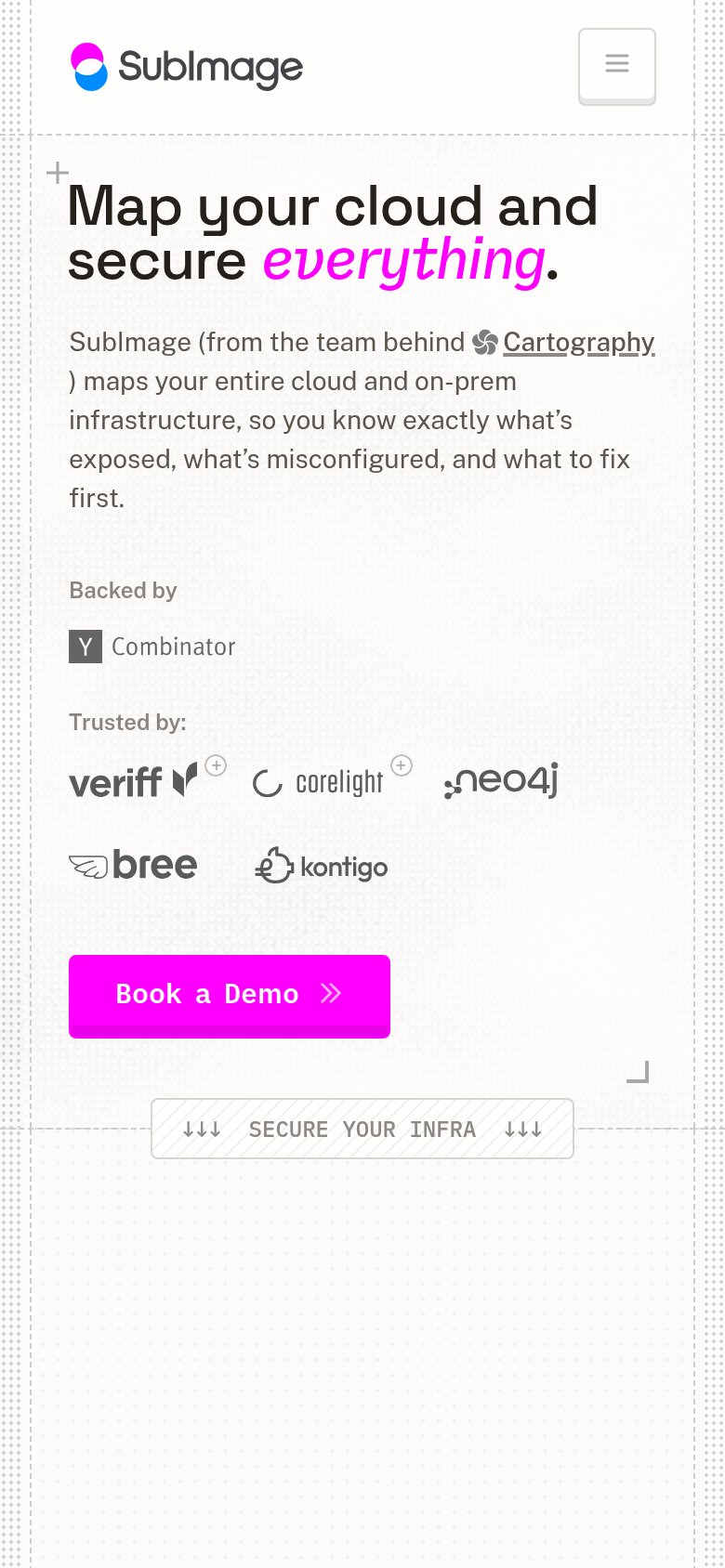 SubImage mobile capture for Mobile web