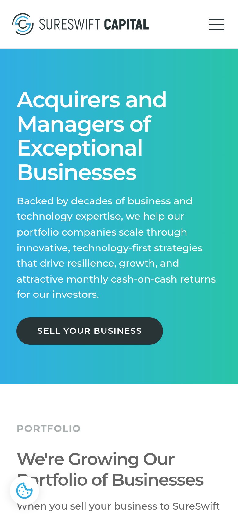 SureSwift Capital mobile capture for Mobile web