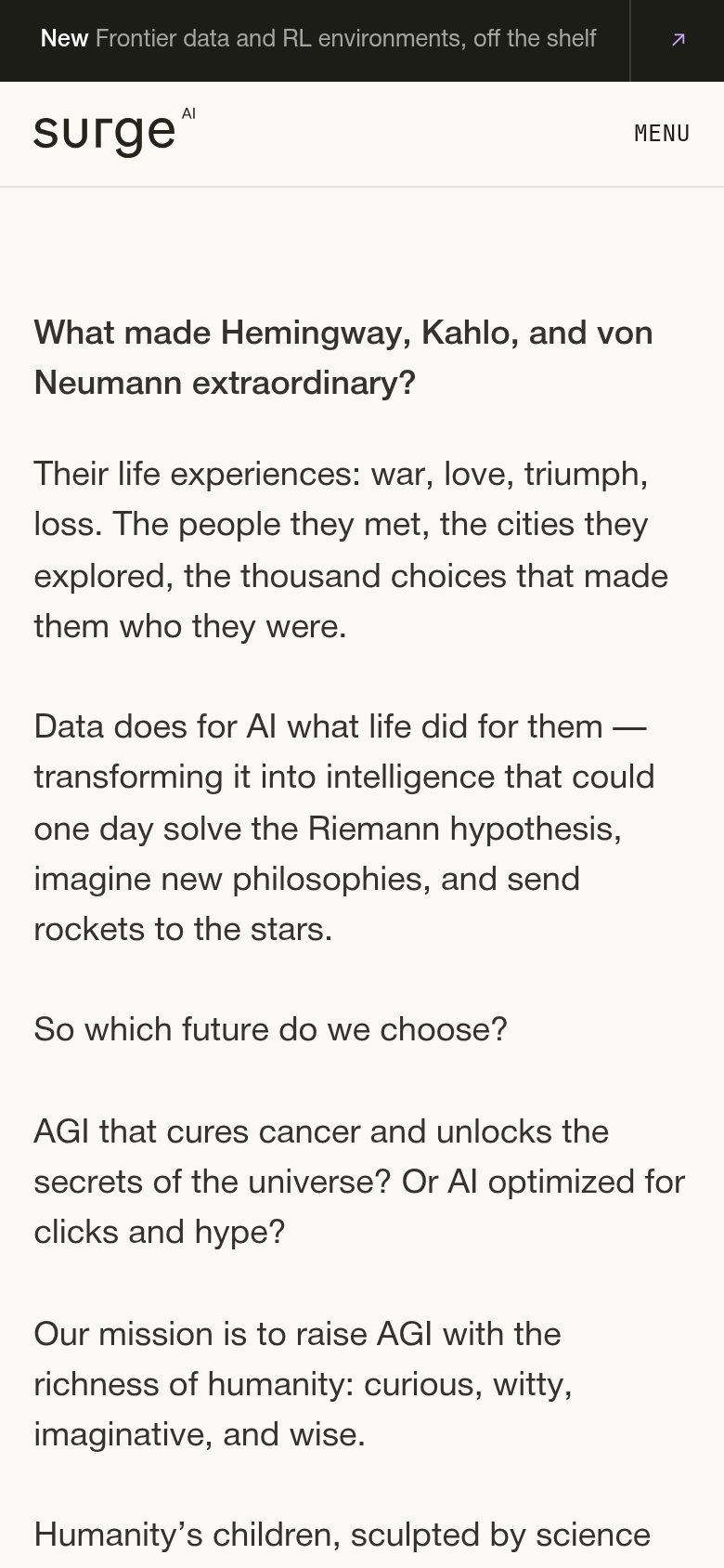 Surge AI mobile capture for Mobile web