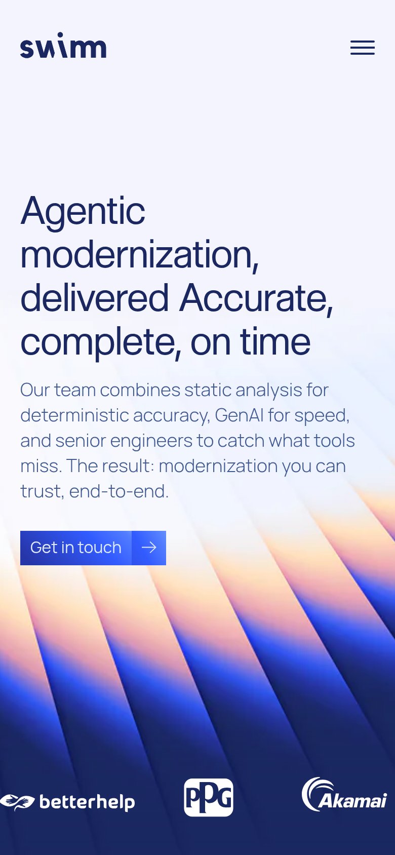 Swimm mobile capture for Mobile web