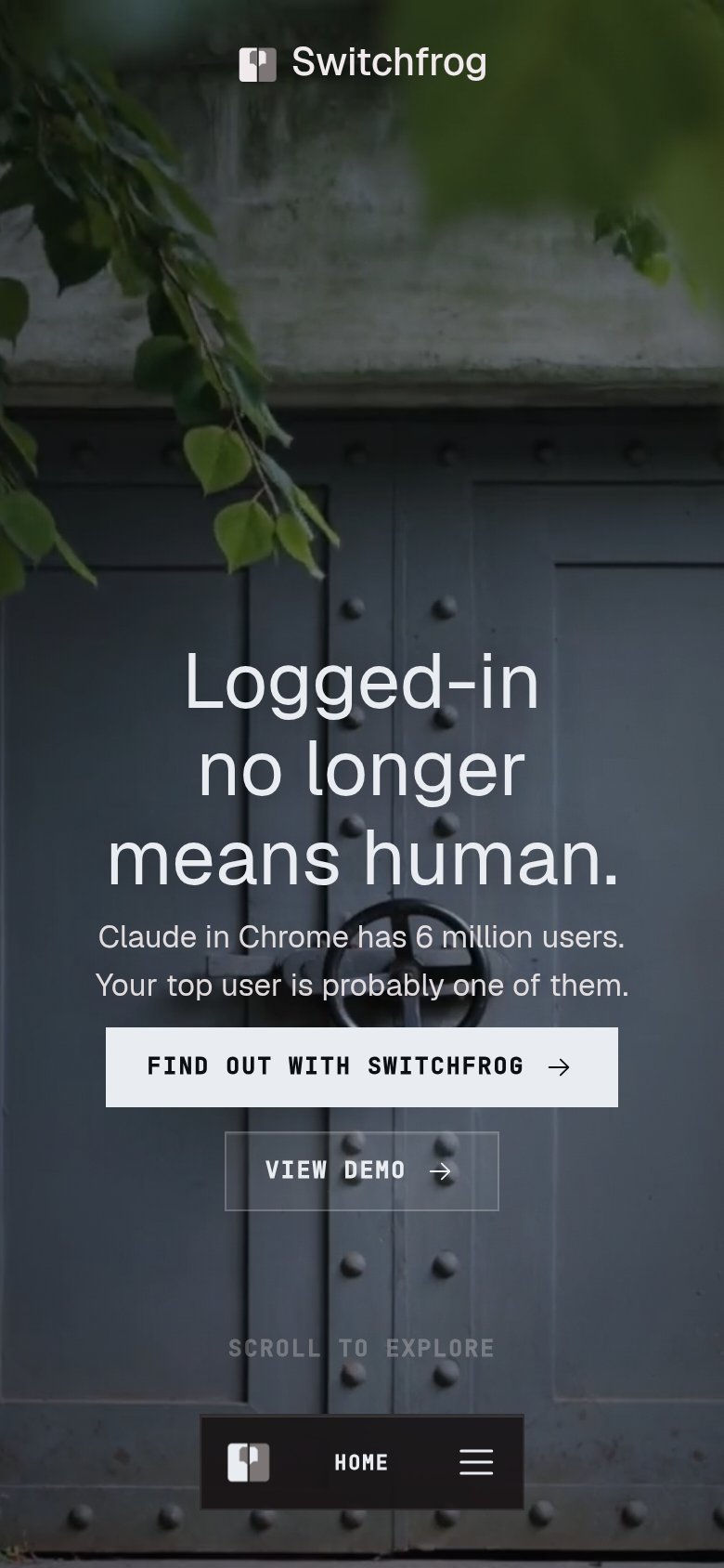Switchfrog mobile capture for Mobile web