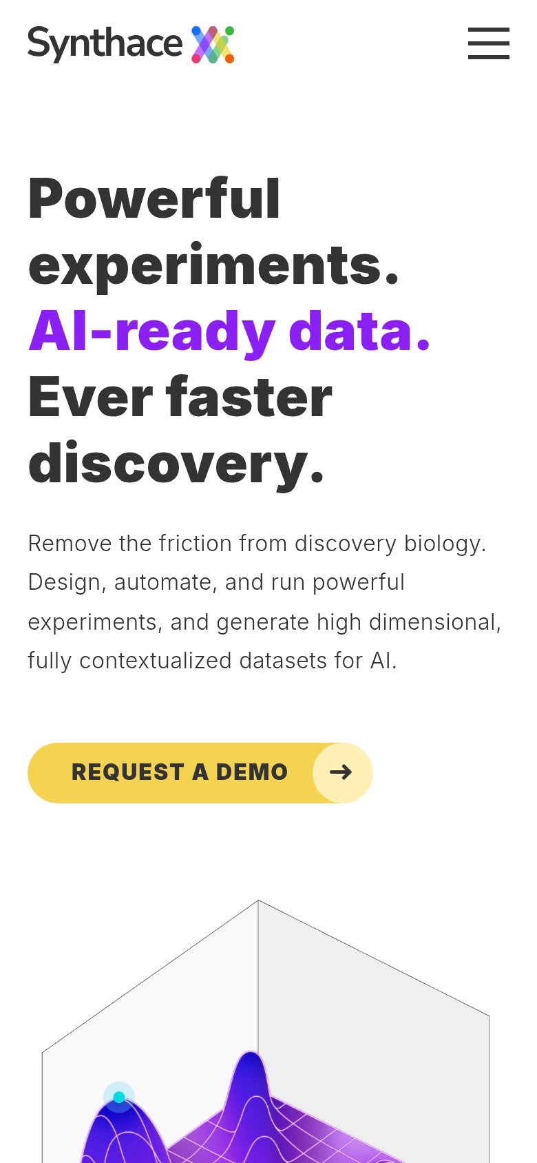 Synthace mobile capture for Mobile web