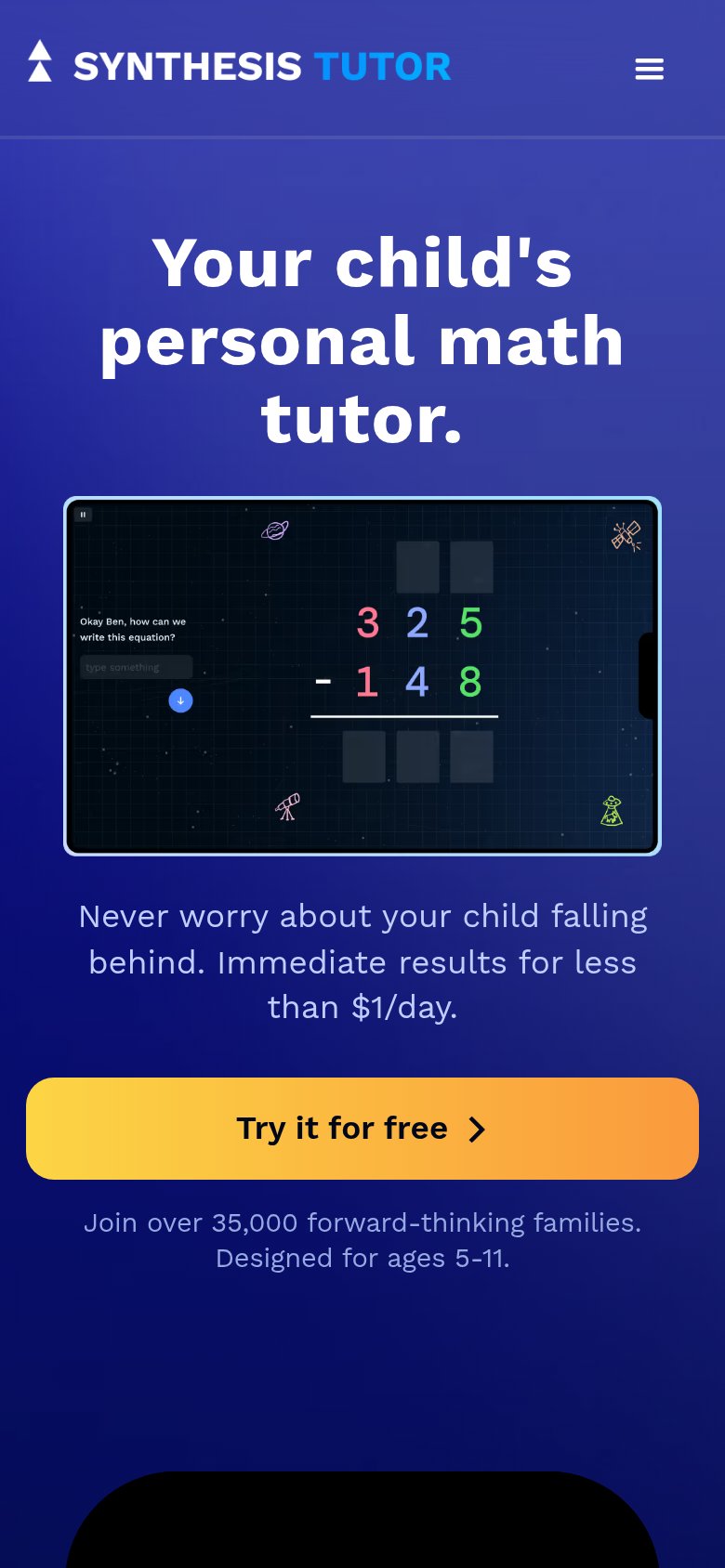 Synthesis Tutor mobile capture for Mobile web