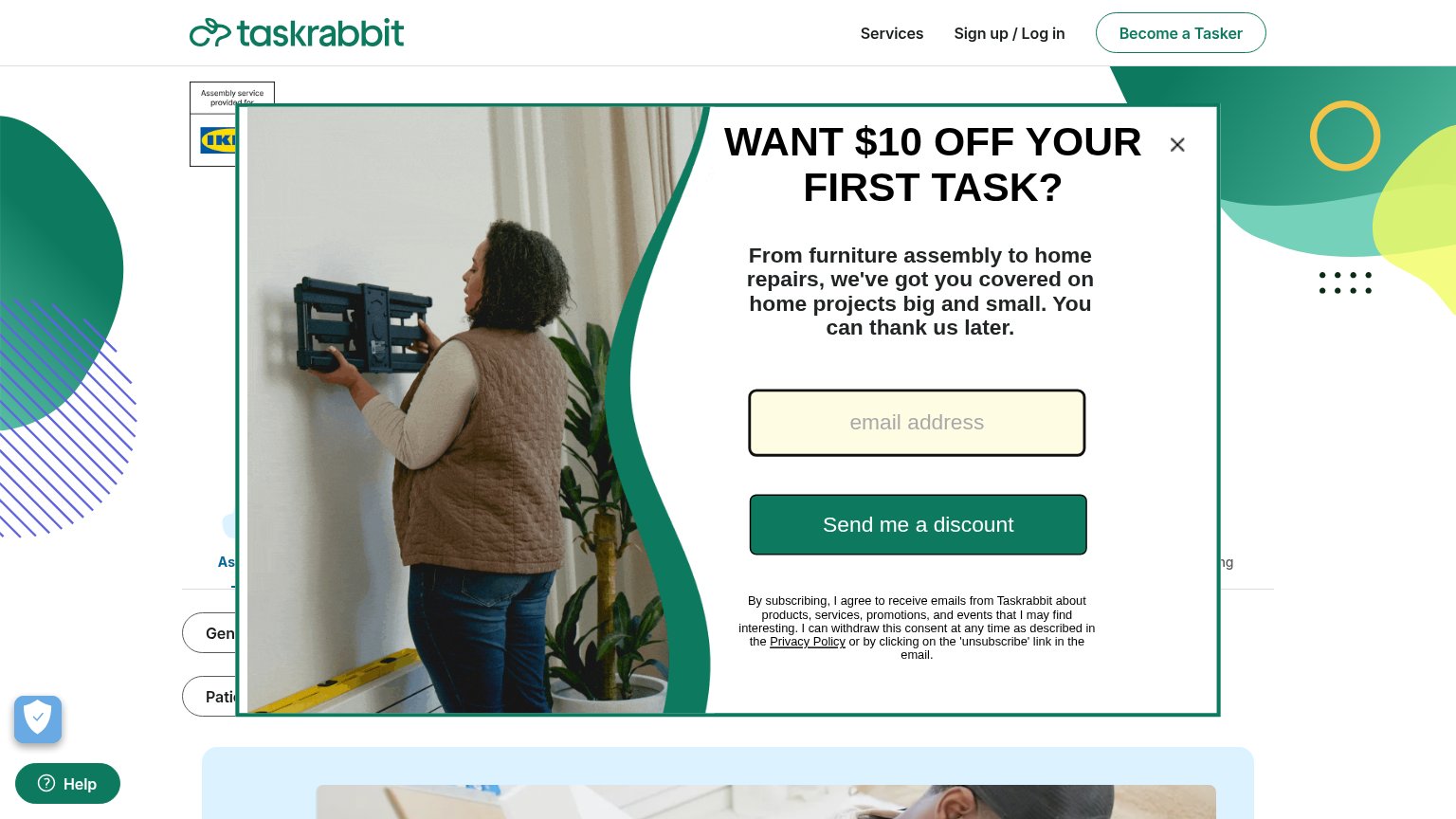TaskRabbit desktop capture for Trust