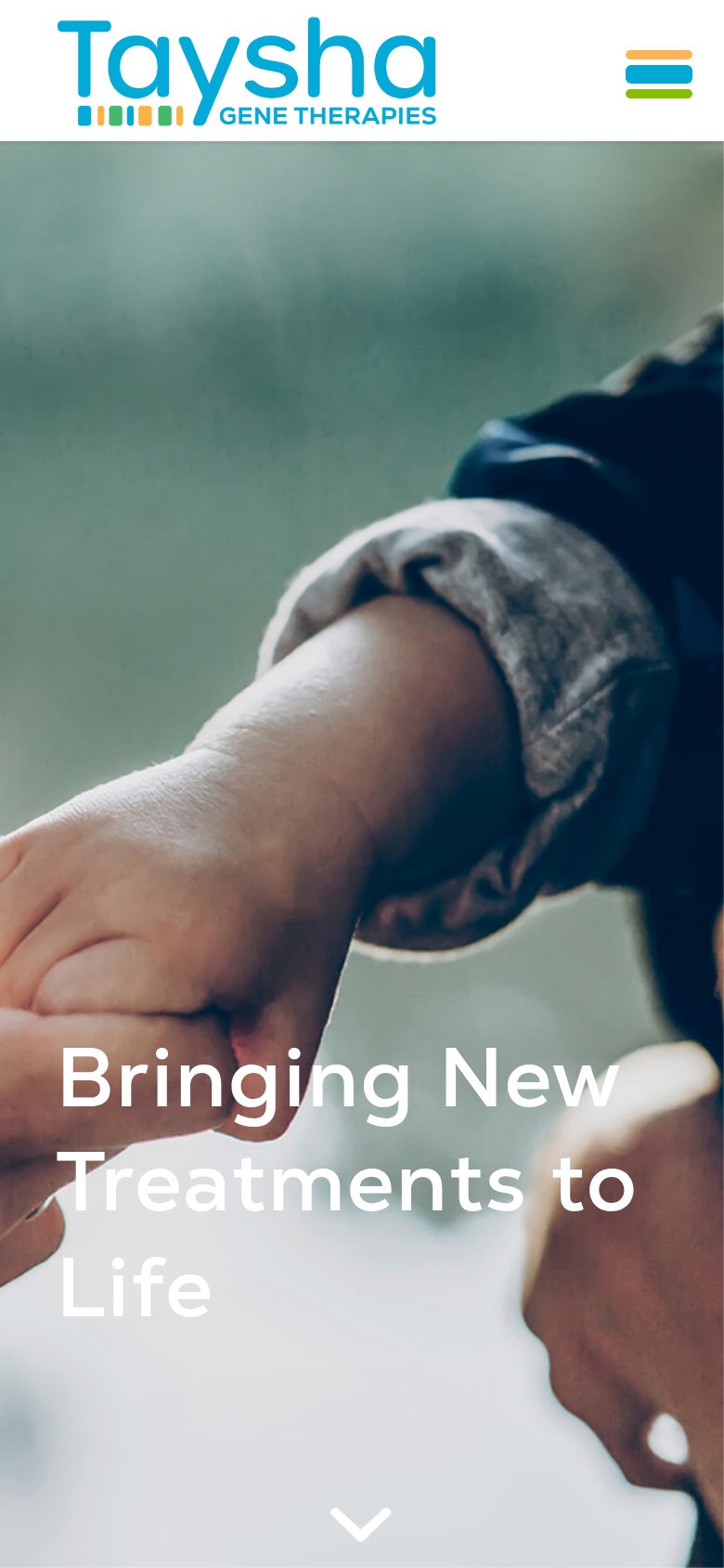 Taysha Gene Therapies mobile capture for Mobile web