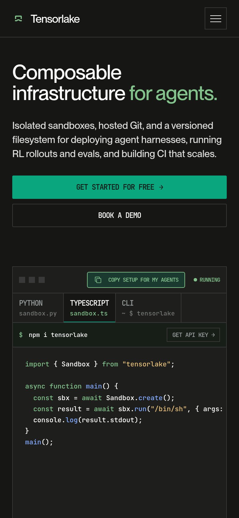 Tensorlake mobile capture for Mobile web