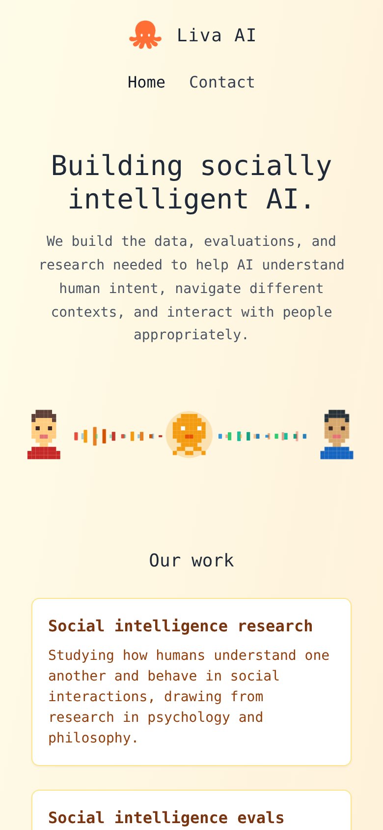 Liva AI mobile capture for Mobile web