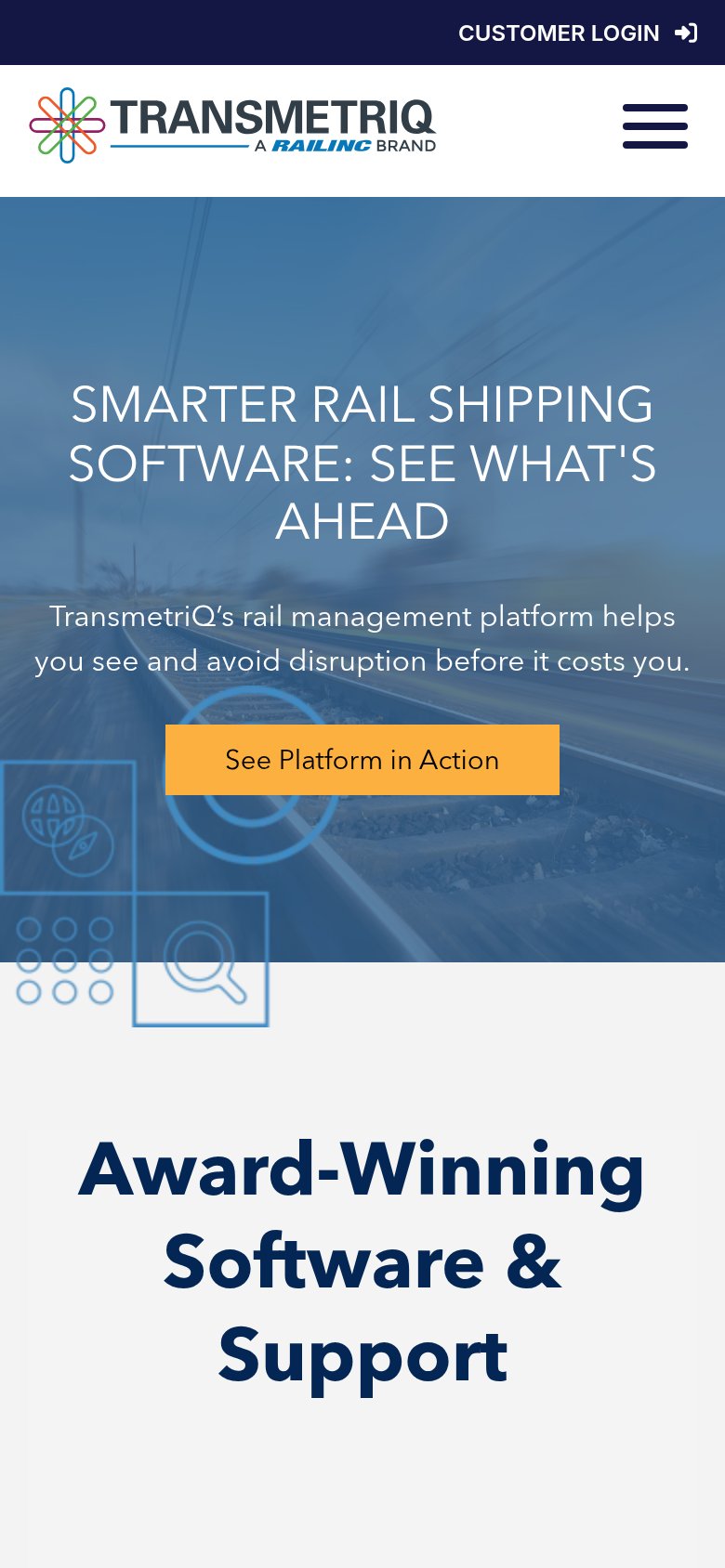 TransmetriQ (Railinc) mobile capture for Mobile web