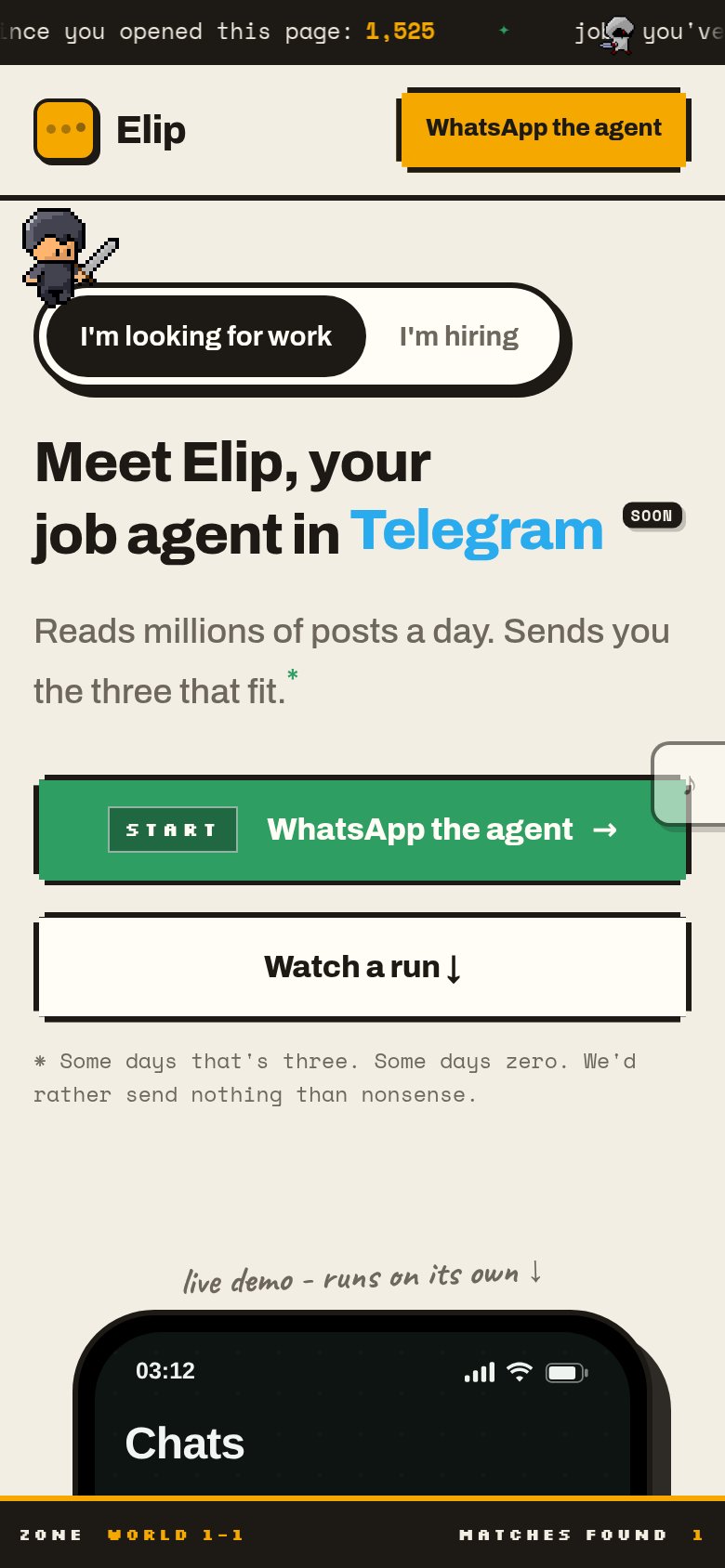 Elip AI mobile capture for Mobile web