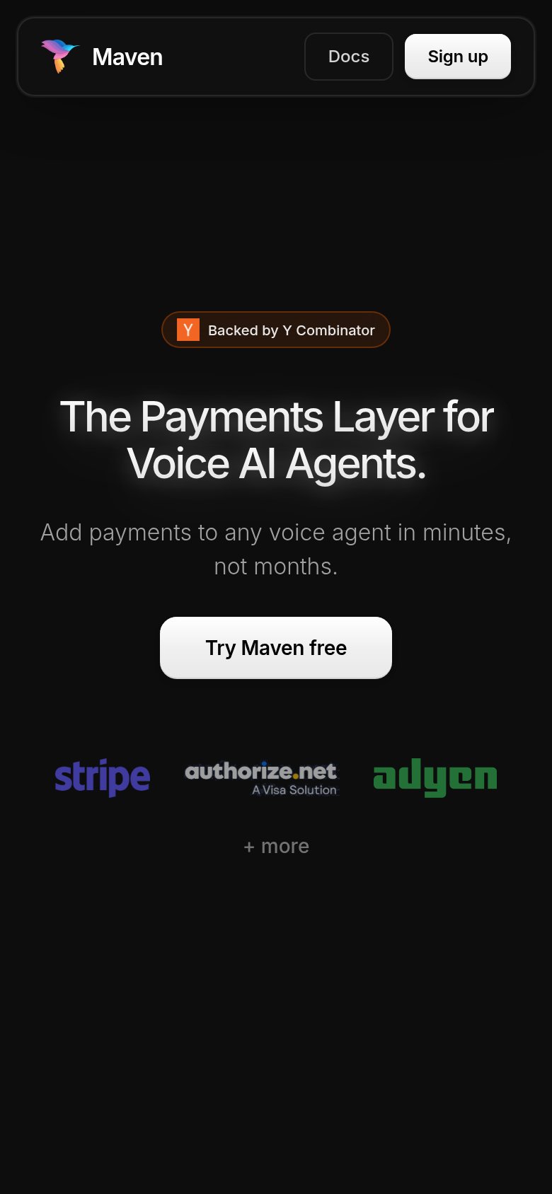 Maven mobile capture for Mobile web