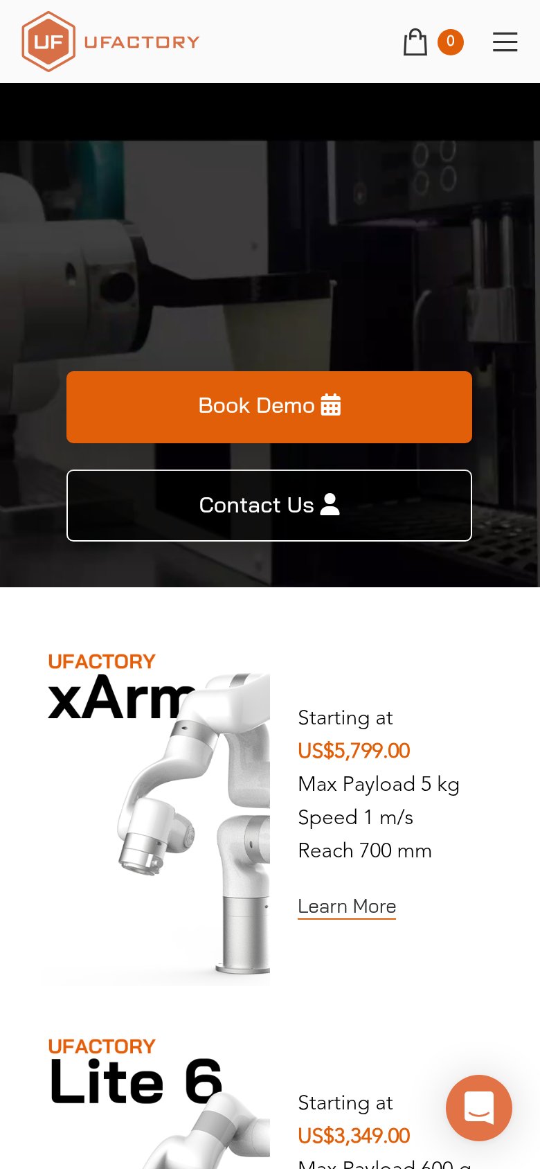 UFACTORY mobile capture for Mobile web
