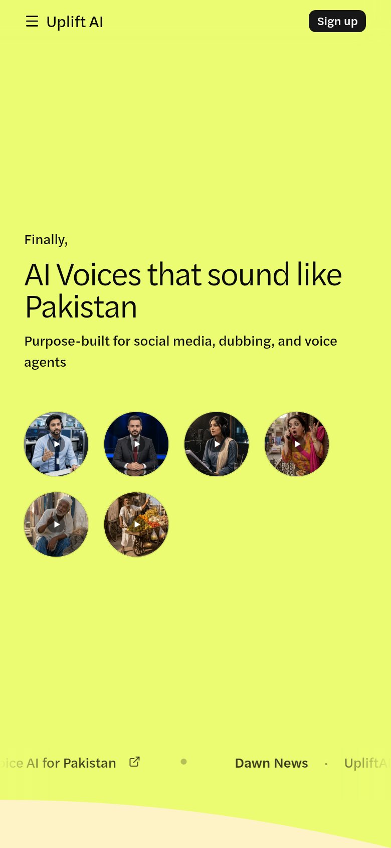 Uplift AI mobile capture for Mobile web