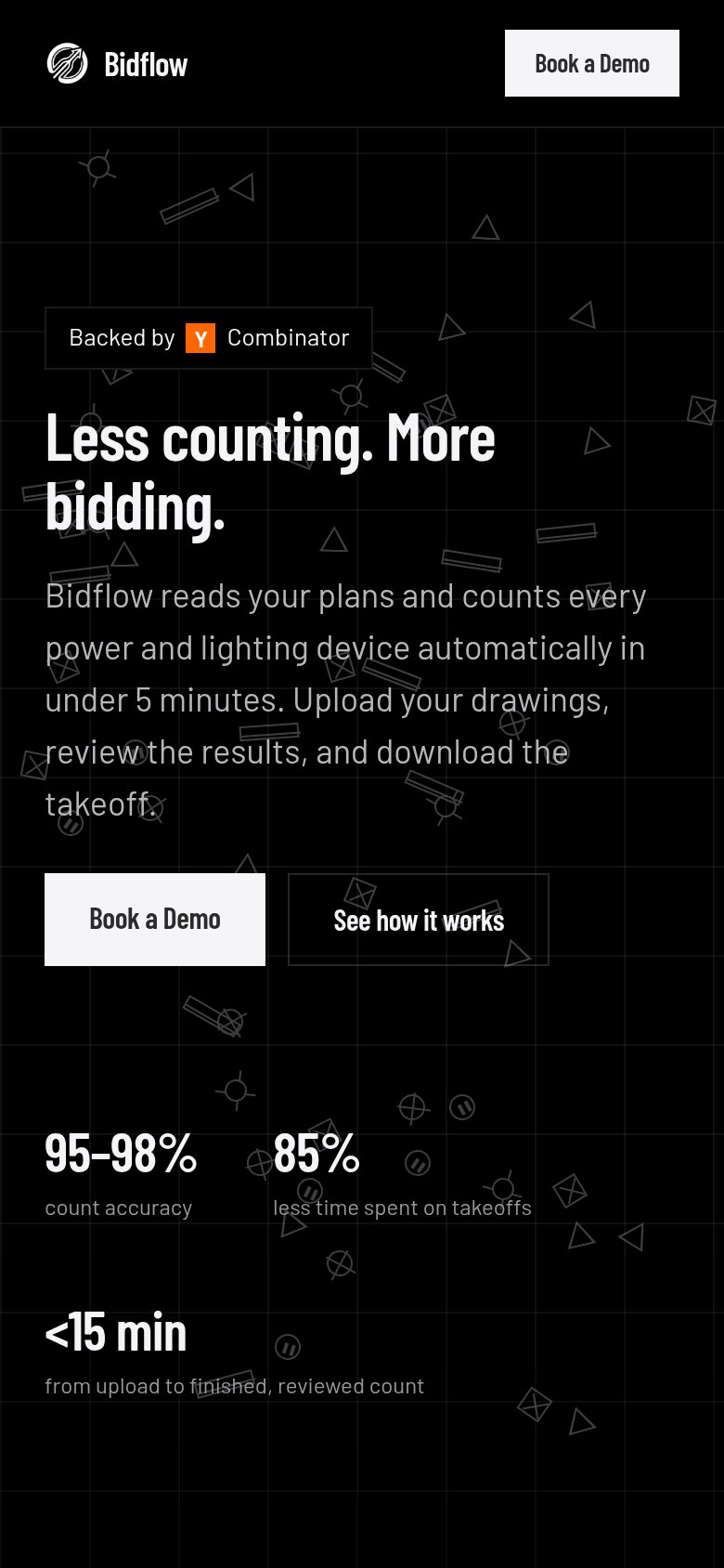 Bidflow mobile capture for Mobile web