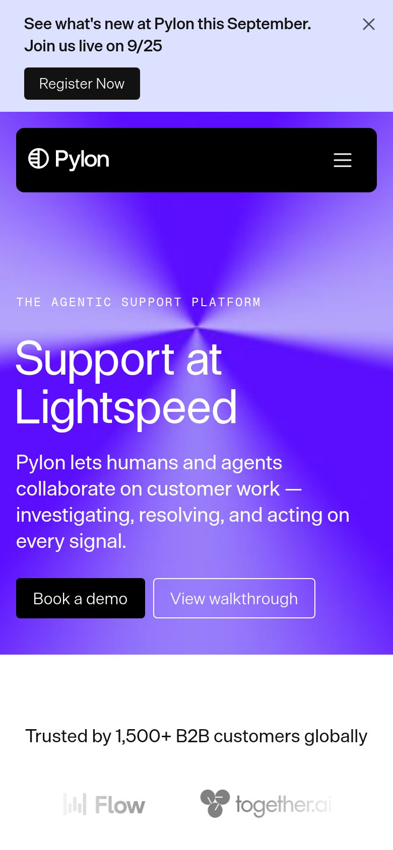 Pylon mobile capture for Mobile web