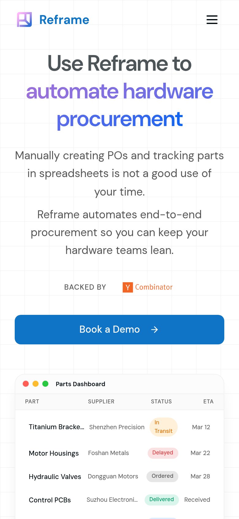Reframe mobile capture for Mobile web