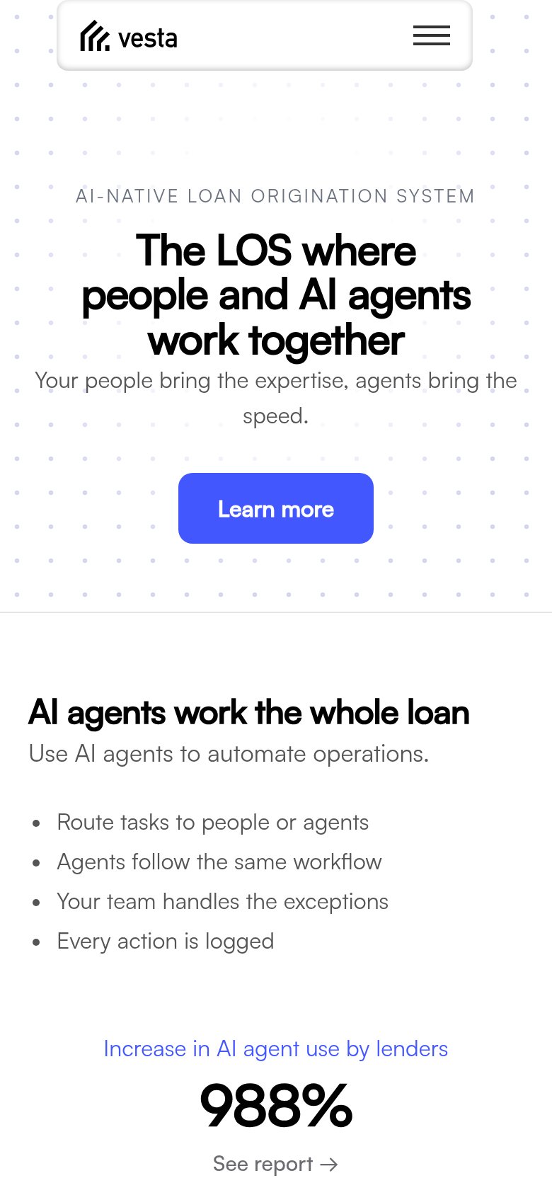 Vesta mobile capture for Mobile web
