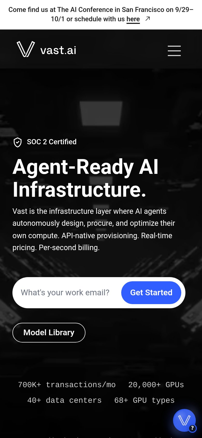 Vast.ai mobile capture for Mobile web