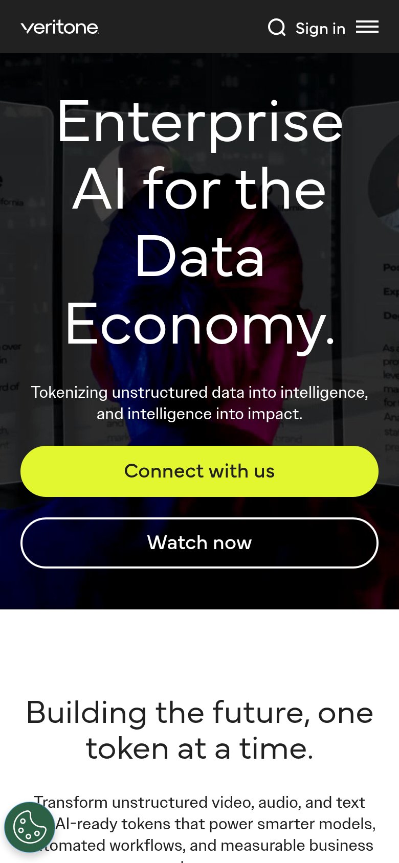 Veritone mobile capture for Mobile web