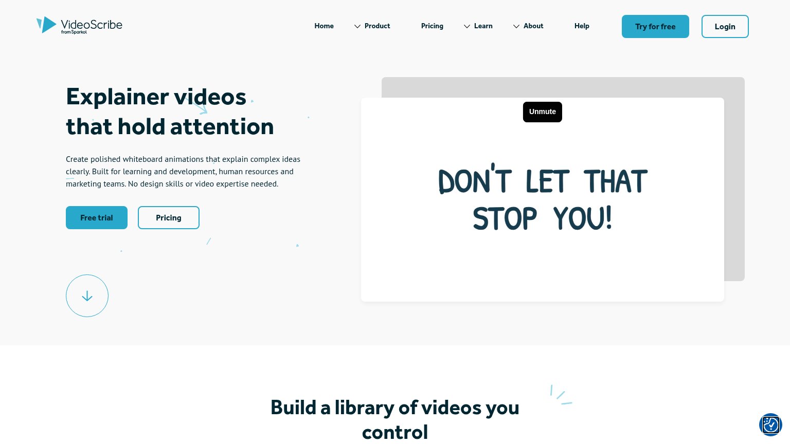 VideoScribe desktop capture for Information hierarchy