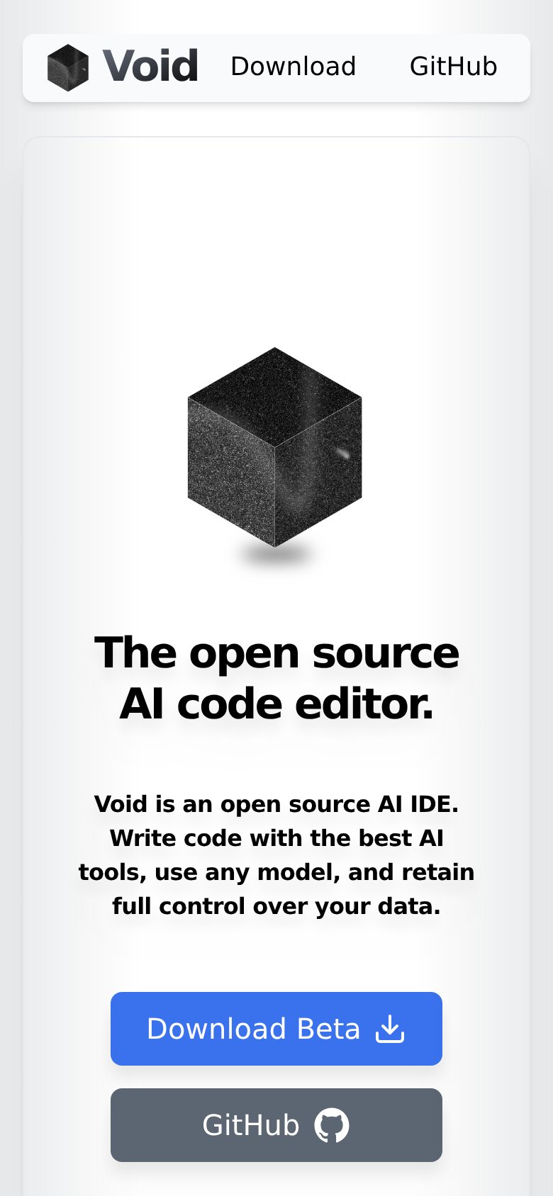 Void mobile capture for Mobile web